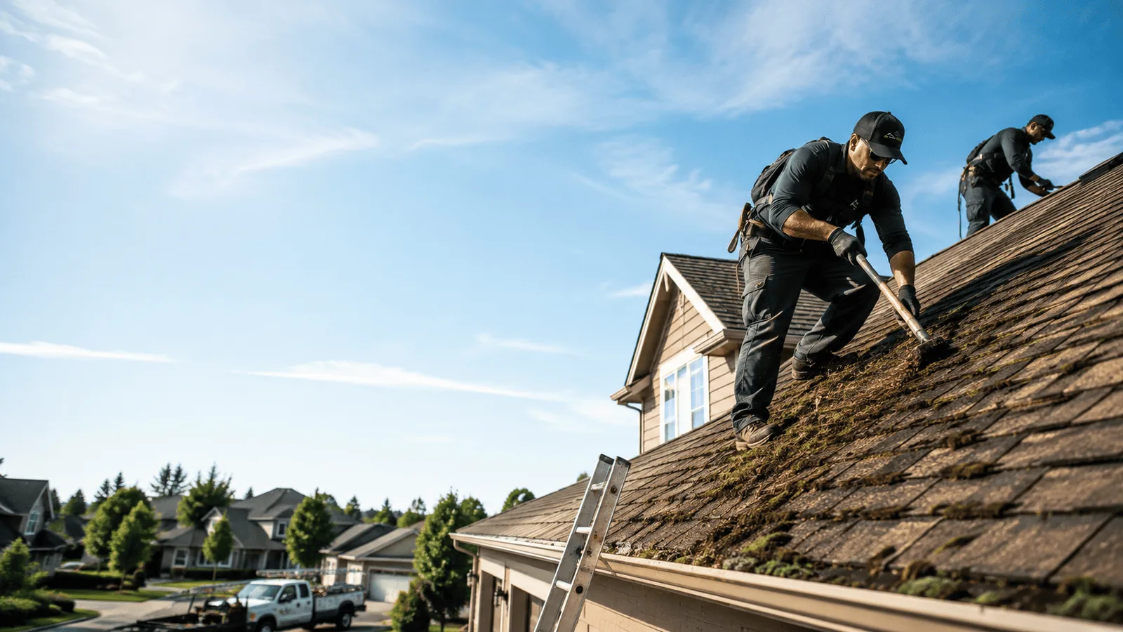 Roof Moss Removal in Chesapeake, OH near me